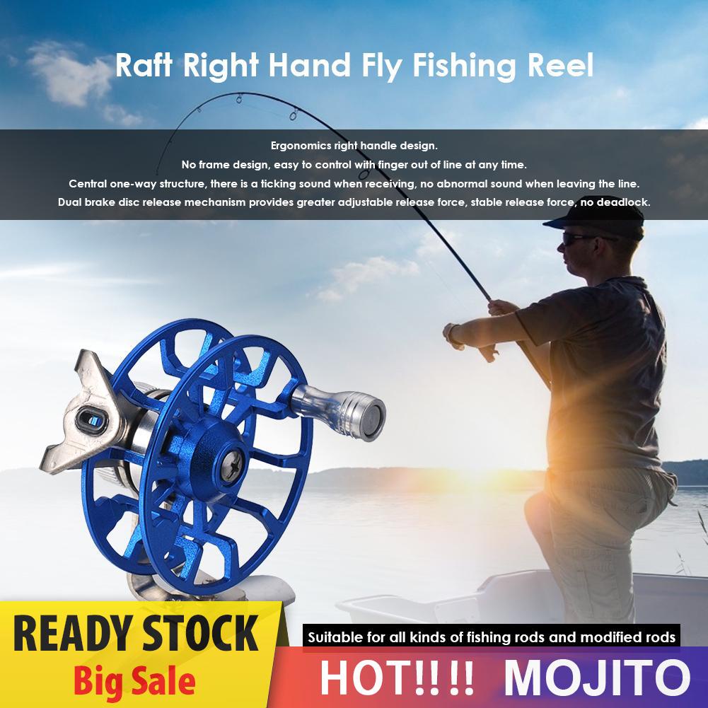 Mojitox Reel Pancing Tangan Kanan Bahan Metal Untuk Fly Fishing Ice Smooth Rock