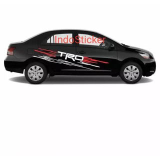 sticker stiker  mobil  Vios  civic stiker  bercak TRD Agya 