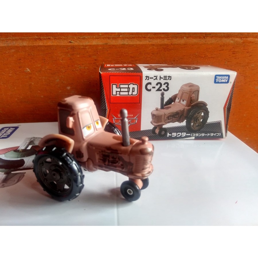 Tomica Cars C-23 Tractor Disney Pixar Diecast Miniatur Takara Tomy ori murah/mainan anak