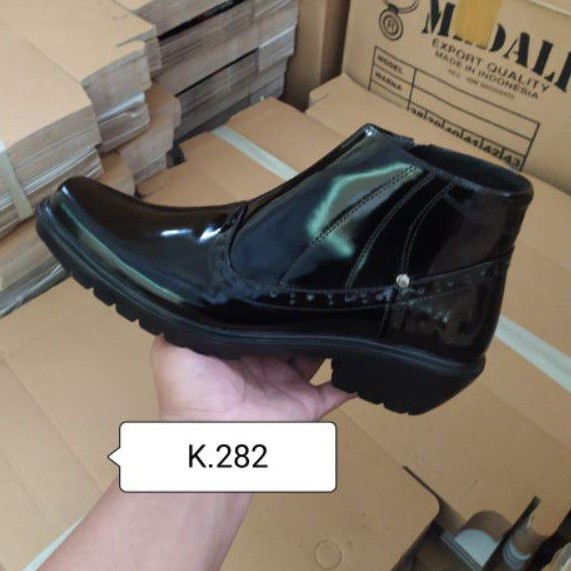 Sepatu kulit PDH polri TNI security guard PNS sepatu Kerja formal Tampil lebih keren