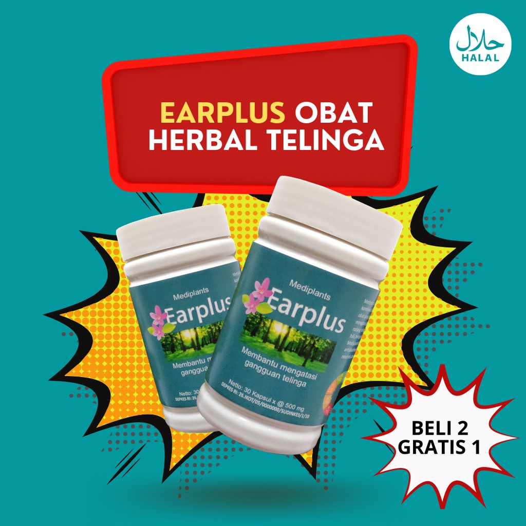 Earplus Obat Herbal Telinga Alami Anak Dewasa Shopee Indonesia