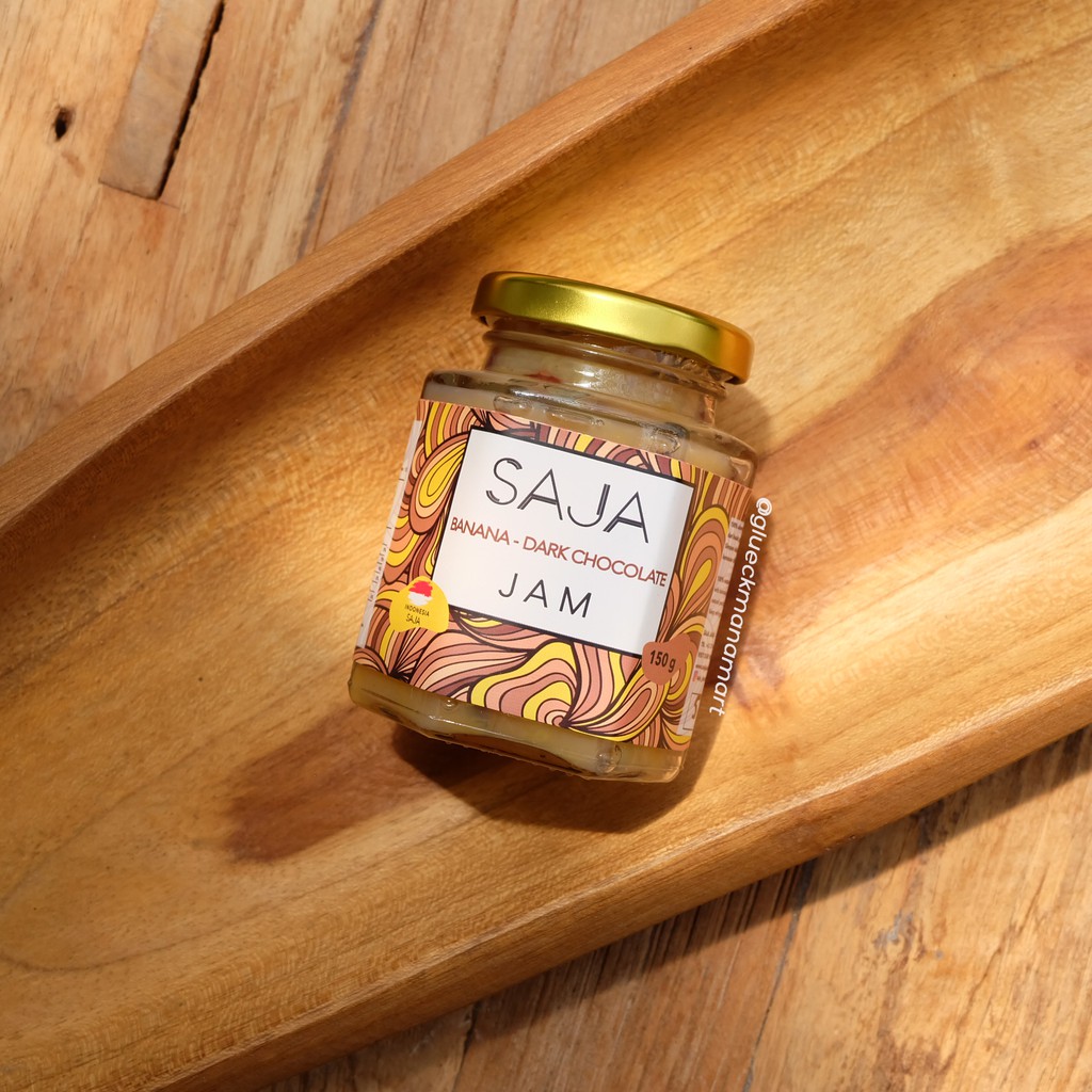 

Saja Jam Banana Chocolate Nibs Spread Jam / Selai 150 gr