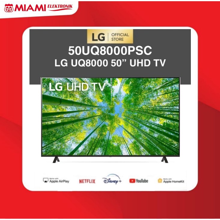 2022 LG 50UQ8000PSC / 50UQ8000 4K Smart UHD TV AI ThinQ 50Inch 50UQ8000