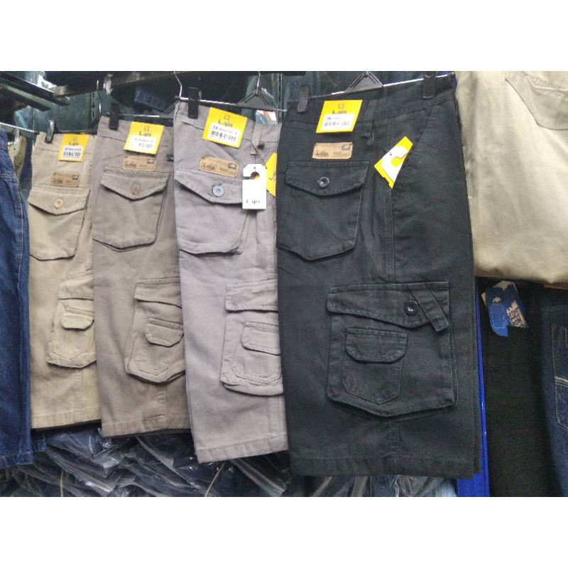 CELANA PENDEK CARGO | BAHAN KANVAS | CELANA GUNUNG | CELANA PRIA