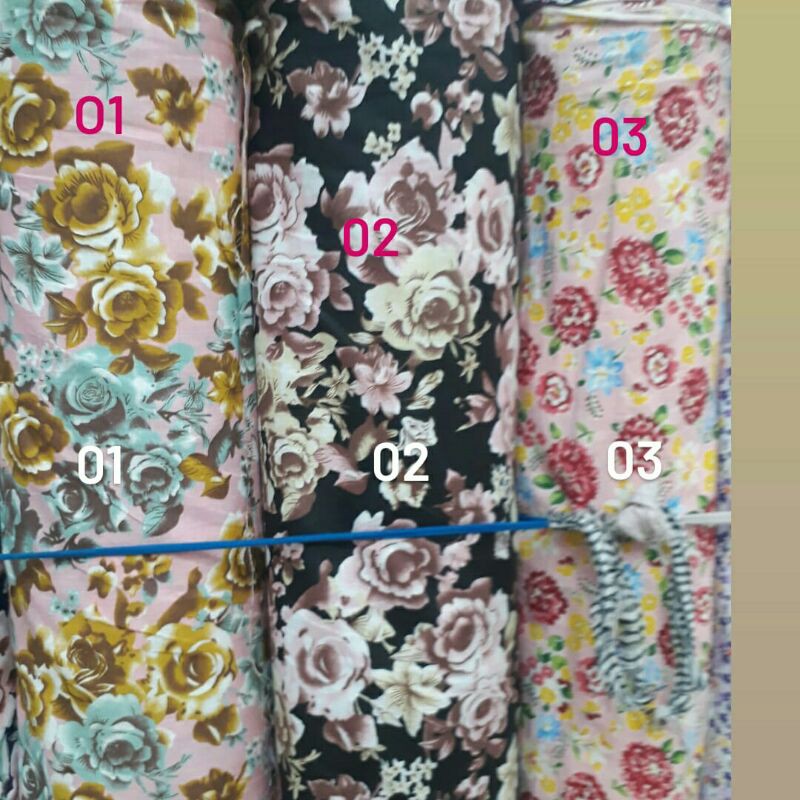 Bahan katun Jepang motif/Kain katun Jepang/Bahan katun print