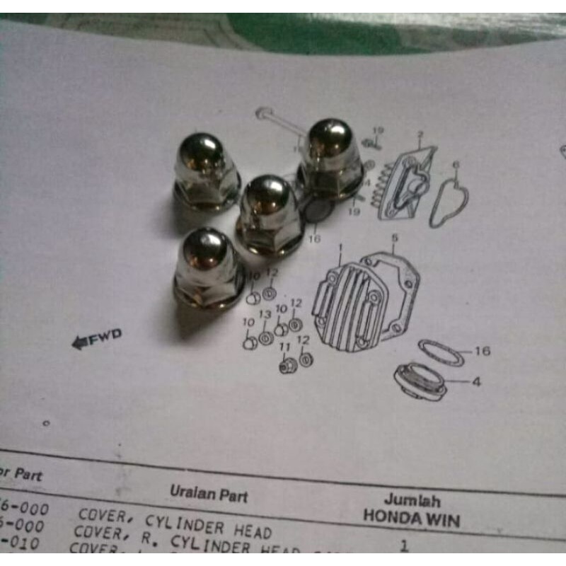 mur head blok head honda win 100 astrea grand prima star legenda supra