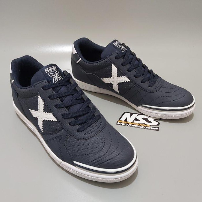 Sepatu Futsal X Munich G3 Profit Navy White Original 3111044 TERMURAH 