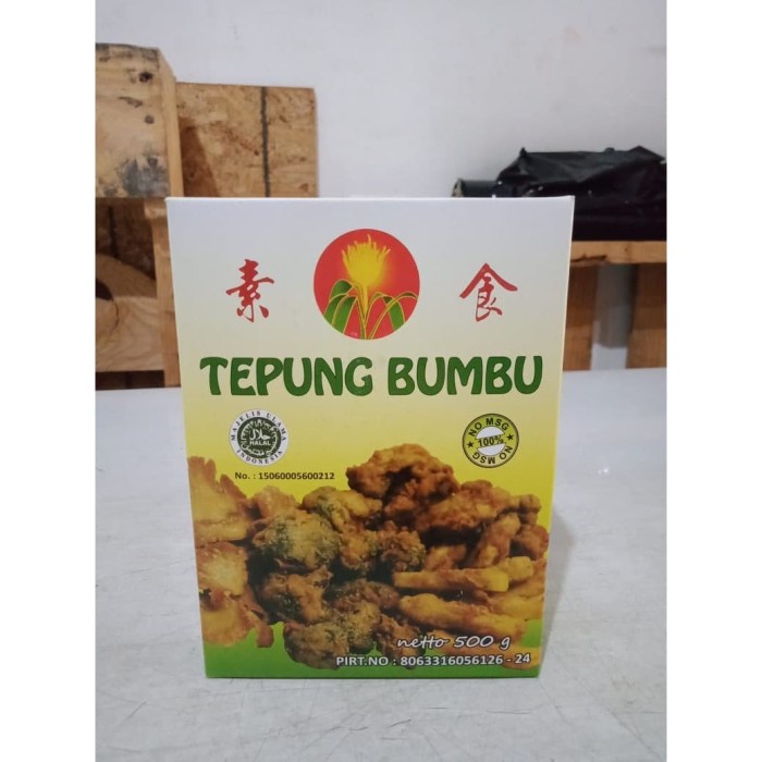 

NEW Bambu Rejeki TEPUNG BUMBU 500gr Vegan Goreng Kentucky Krispi
