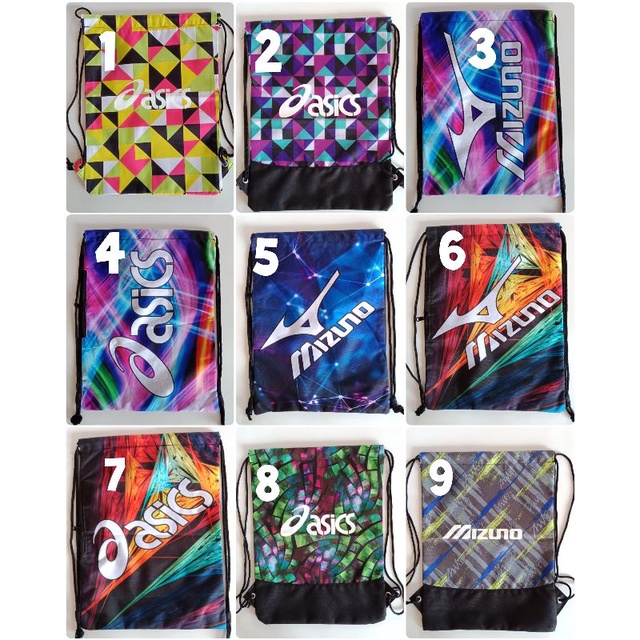 tas gymsack mizuno & asics voli