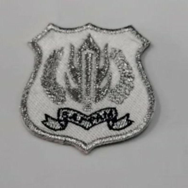 Bedge kewenangan satpam terbaru | Bedge Kewenangan satpam silver | Bordiran kewenangan satpam silver