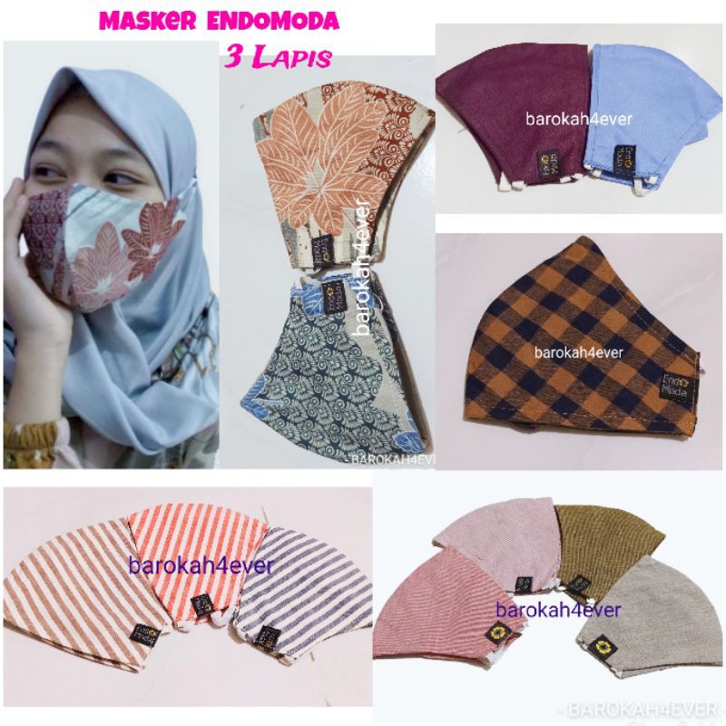 Masker ENDOMODA 3 Lapis LIMITED EDITION