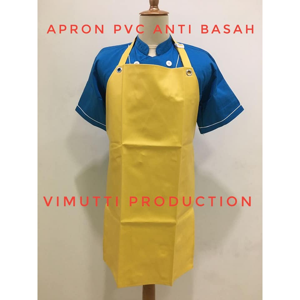 celemek apron pvc anti basah