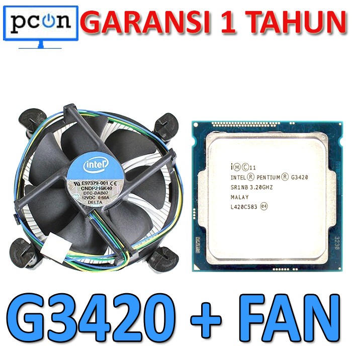 Processor Intel Pentium G3420 3.20GHz socket LGA 1150 dan FAN INTEL