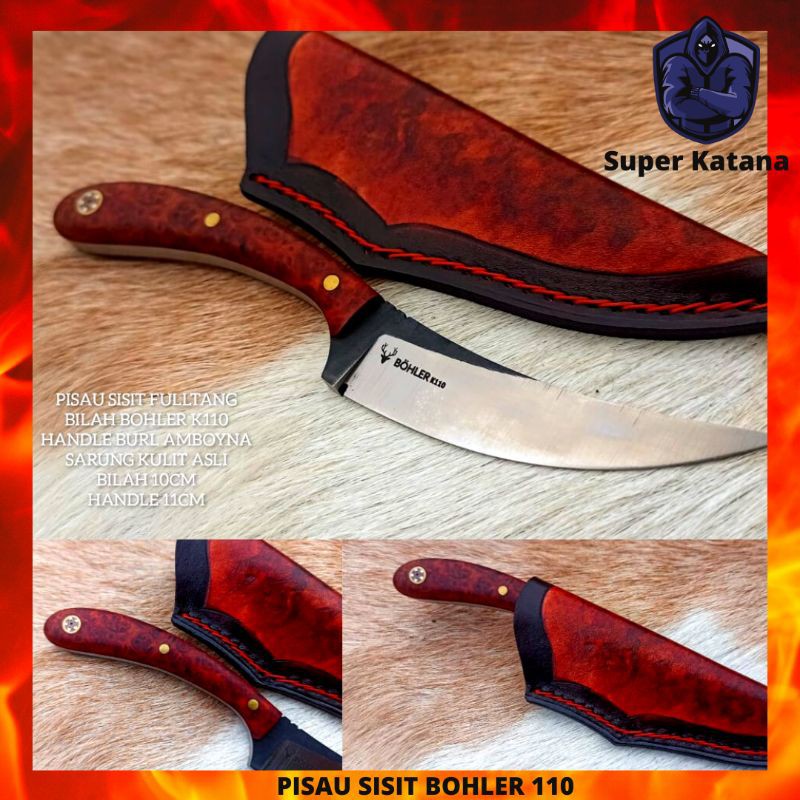 PISAU SESET BAJA BOHLER K110 SUPER TAJAM SIAP PAKAI