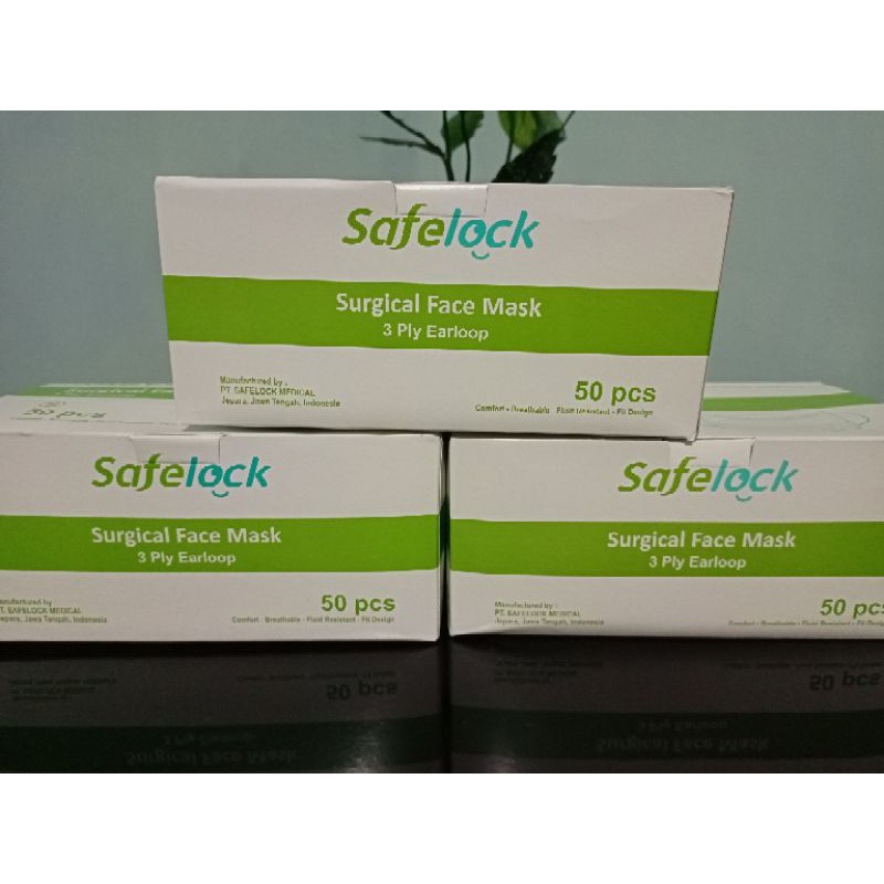 Masker Earloop Safelock