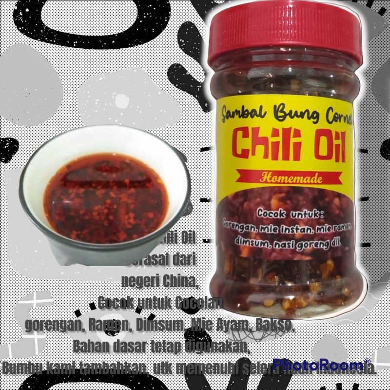 

Chili oil minyak cabai cabe pedas dimsun halal pedes 150 ml cocok untuk mie ayam dimsum gorengan