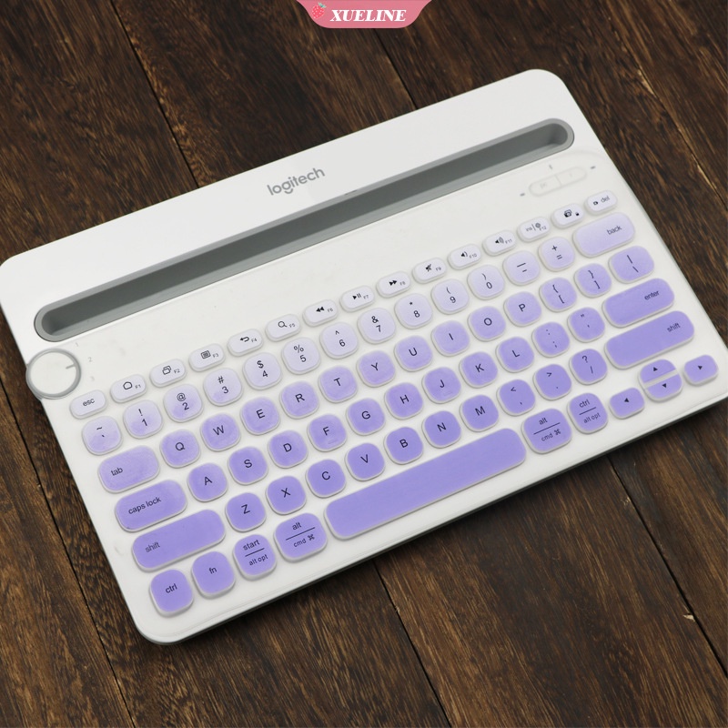 Cover Pelindung Keyboard Wireless Bluetooth Logitech K480 Bahan Silikon Anti Debu