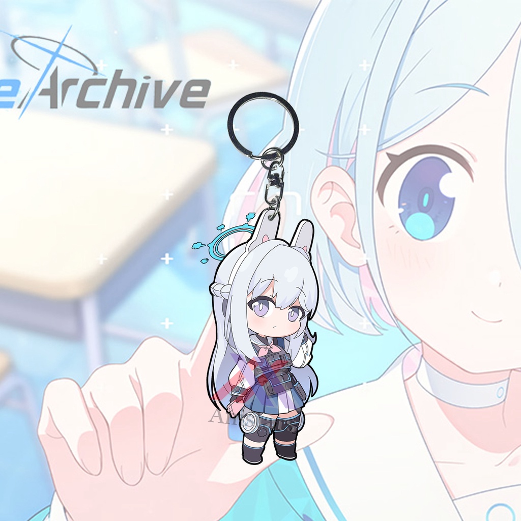 Gantungan Kunci blue archive tsukiyuki miyako 02 - Key Chain - Souvenir - Ganci Anime - Game - Keych