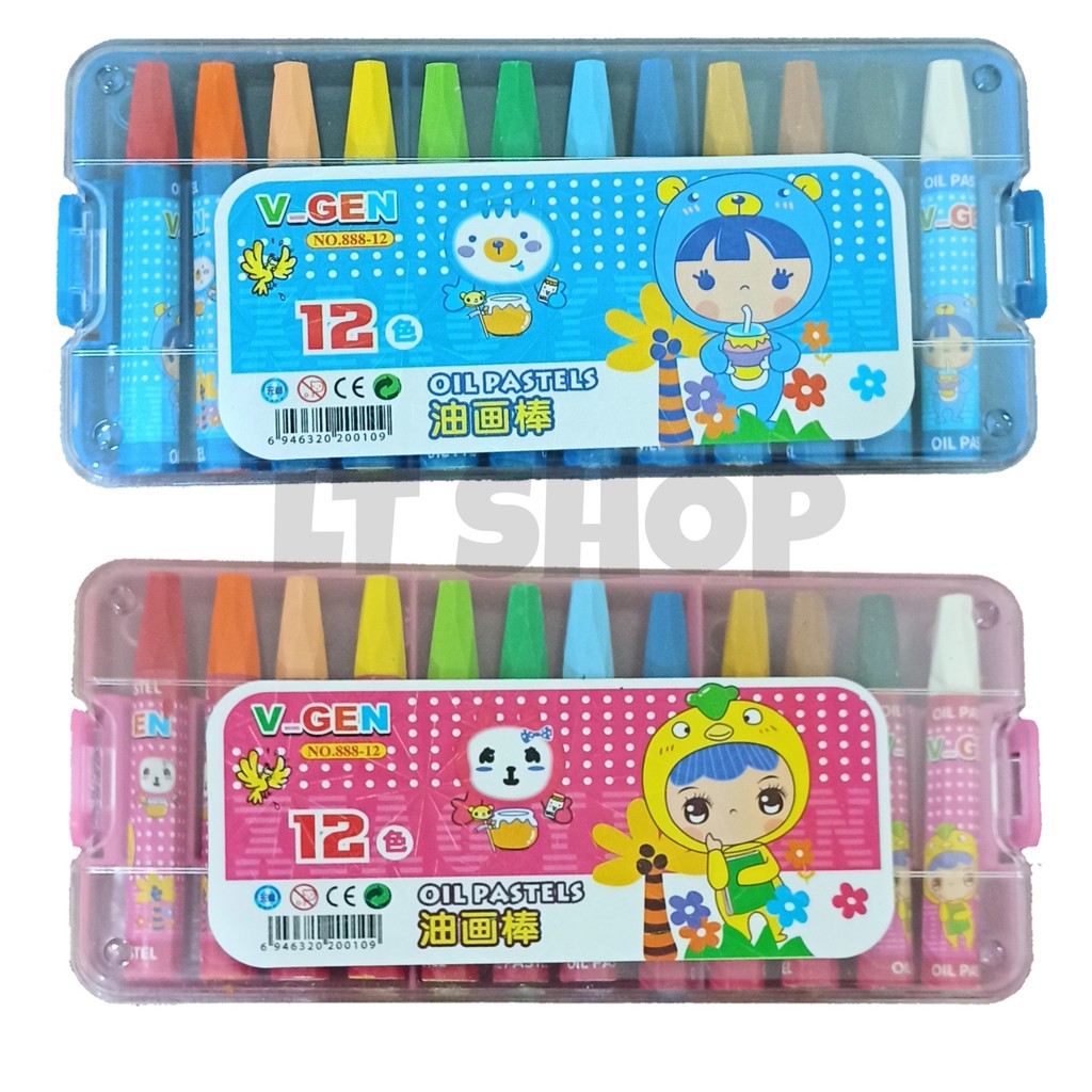

PROMO BARU Crayon / Krayon Oil Pastel V-GEN 12 Warna MURAH