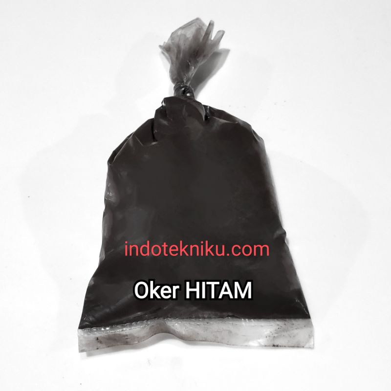 Pewarna Oker HITAM Coklat Gelap (1 ons)