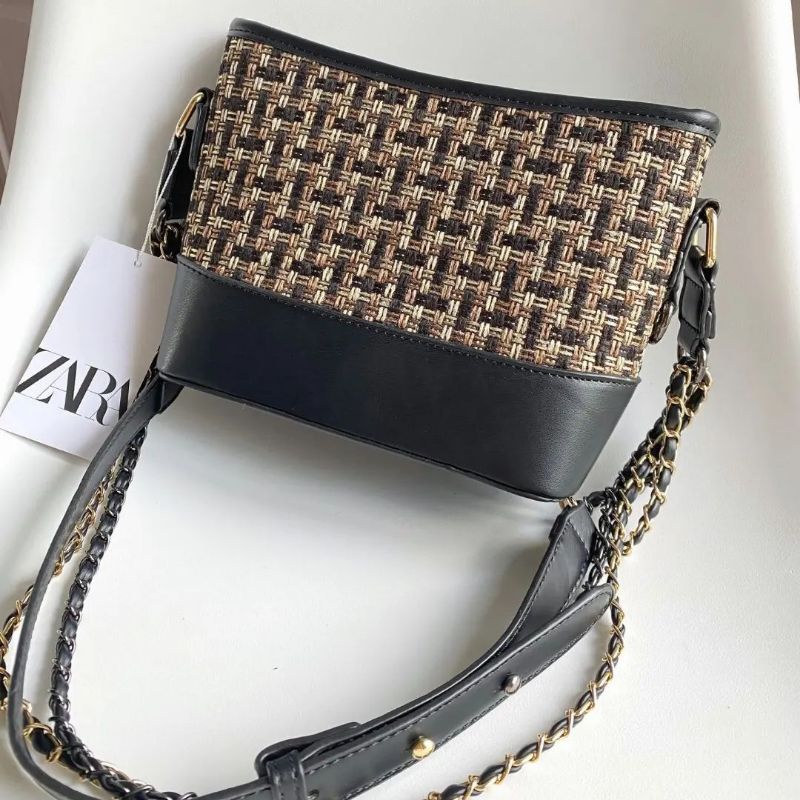 12.12 SALE | ZRA gabriell tweed crossbody bag