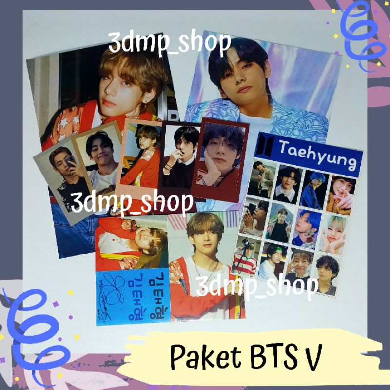 Paket Fankit Fangirl BTS Jungkook V Taehyung Jimin Jin J-Hope Suga RM Rapmon Kpop