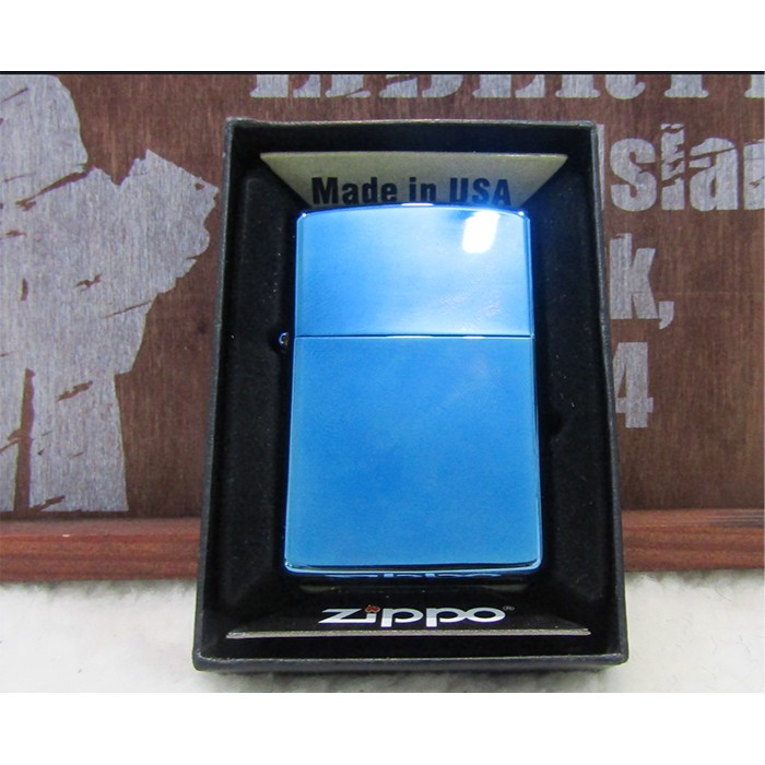 terbaru Korek API Zippo Biru / Korek Zippo Murah KRA003HGR barang bagus