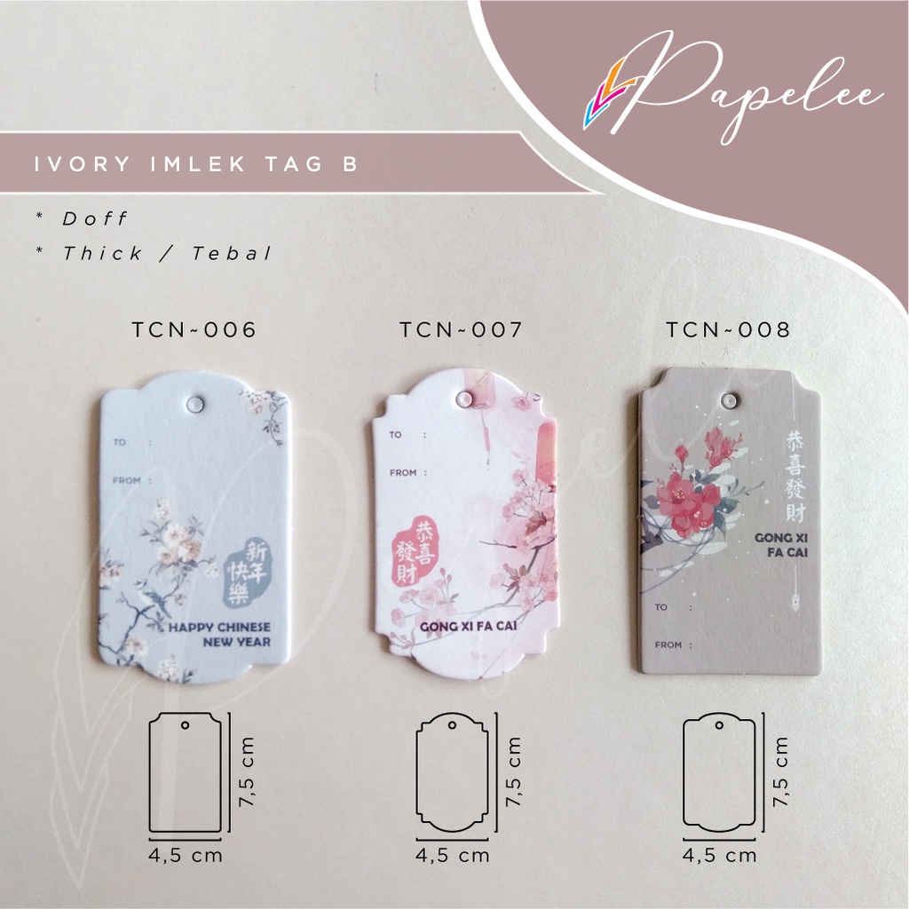 

Ivory Imlek Tag (B) / Tag Hampers