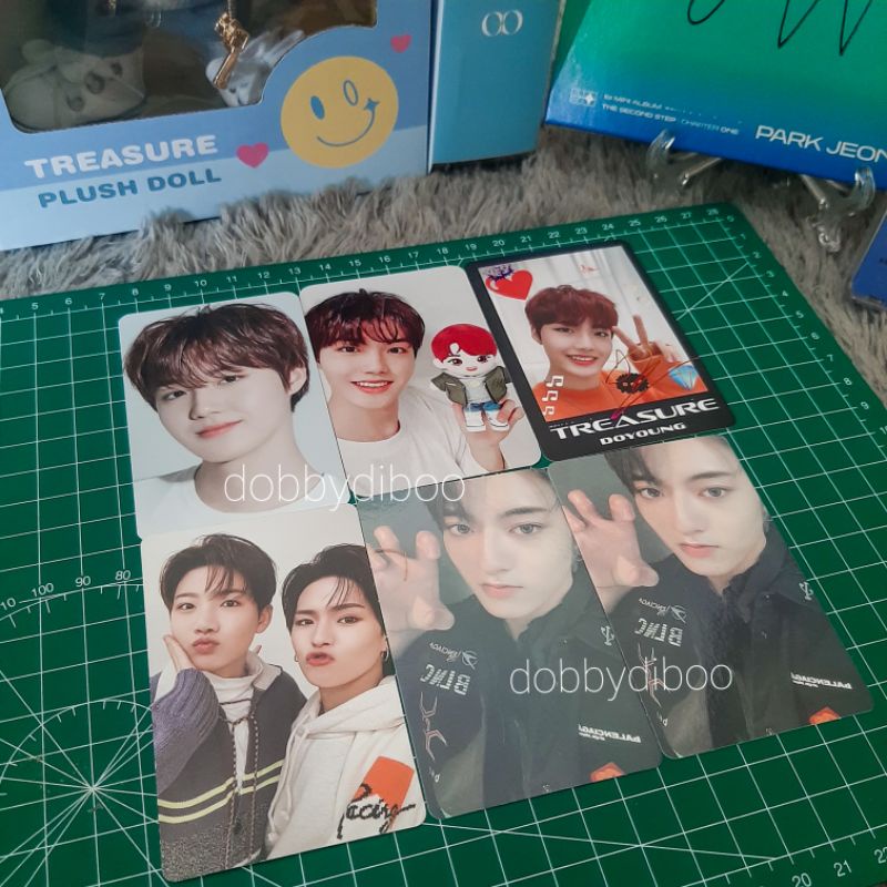 Photocard Treasure PC Benefit Plush Doll Doyoung Haruto Junkyu Yoshi Official