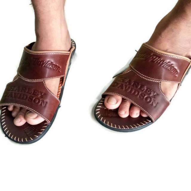 Sandal Kulit pria original 100% terbaru