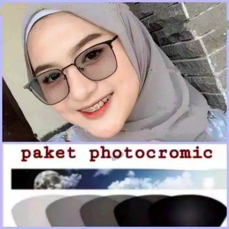 kacamata lensa photocromic antiradiasi boleh pilih yang blueray bisa normal minus plus cilinder tergantung permintaan sampai minus 5 cyl 2 harga masih sama tulis saja pesanan kaka di catatan saat order free box lap cairan pembersih kode 1157 size47-20-136