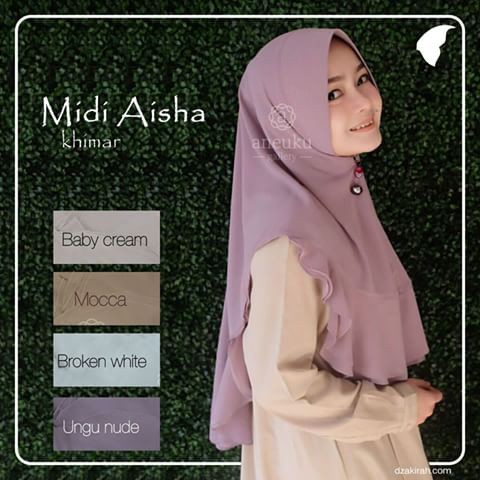 Midi Aisha Aneuku Khimar Original