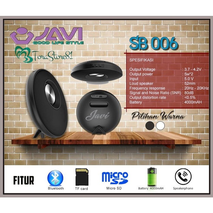 Speaker Bluetooth Javi SB-006