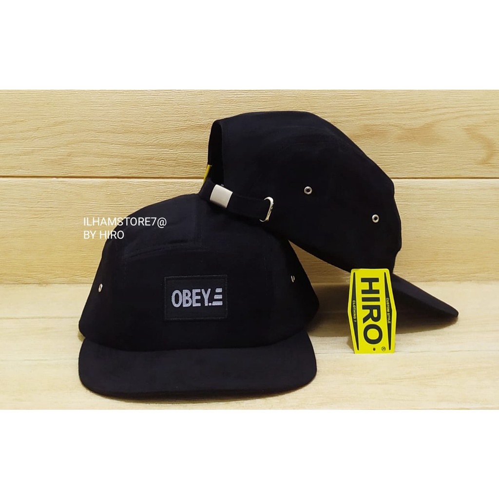 [COD]Topi Snapback Bordir OBEY Lima Panel New Model/Topi Hip-Hop/Topi Distro Keren