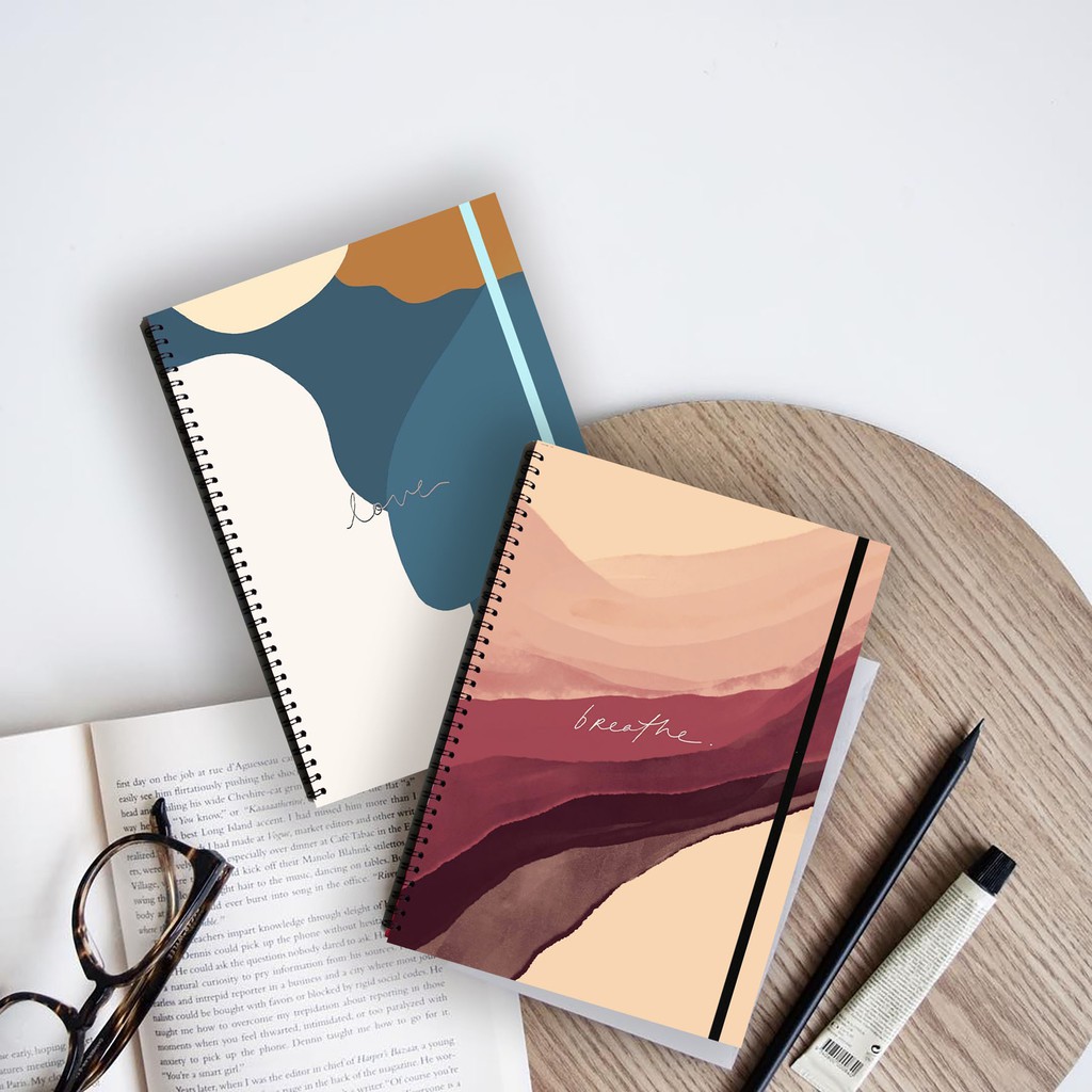 

ABSTRACT SERIES Quotes Spiral Ruled Notebook Diary Journal Buku Tulis Catatan Sekolah Kuliah