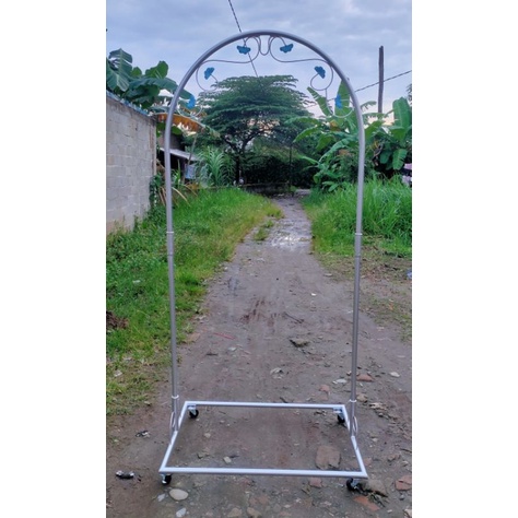 tiang ayunan bayi roda kunci