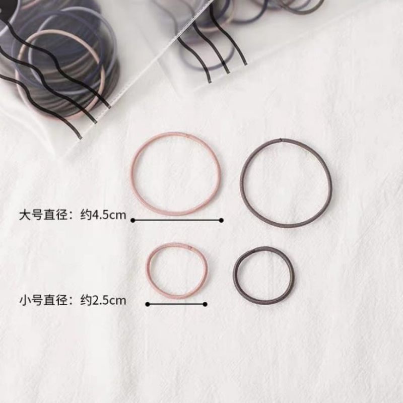 Ikat Rambut Karet Polos Elastis Korea / Karet Gelang / Karet rambut wanita