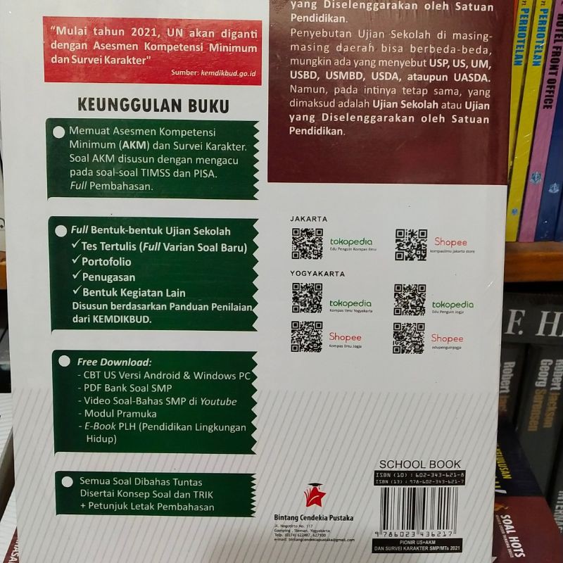 Buku Pionir Ujian Sekolah Plus Akm Smp Original Terlaris Dan Termurah Shopee Indonesia