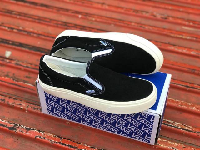 SEPATU43 VANS AUTHENTIC FULL BLACK HITAM COKLAT OLDSKOOL ERA SK8
