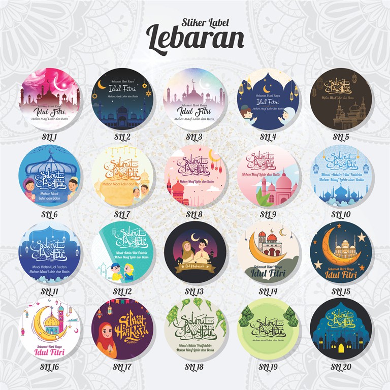 

Stiker Label Kue Kering dan Parcel Idul Fitri / Stiker Lebaran