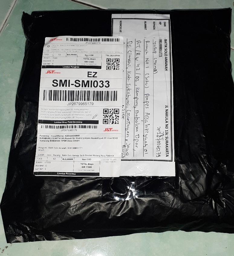 Batik Solo Kemeja Batik Pendek Modang Navy Rafanda Batiksoloamanah 130.000