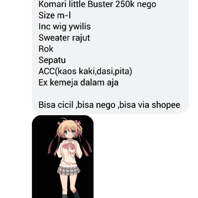 Fullset costum Komari little Buster