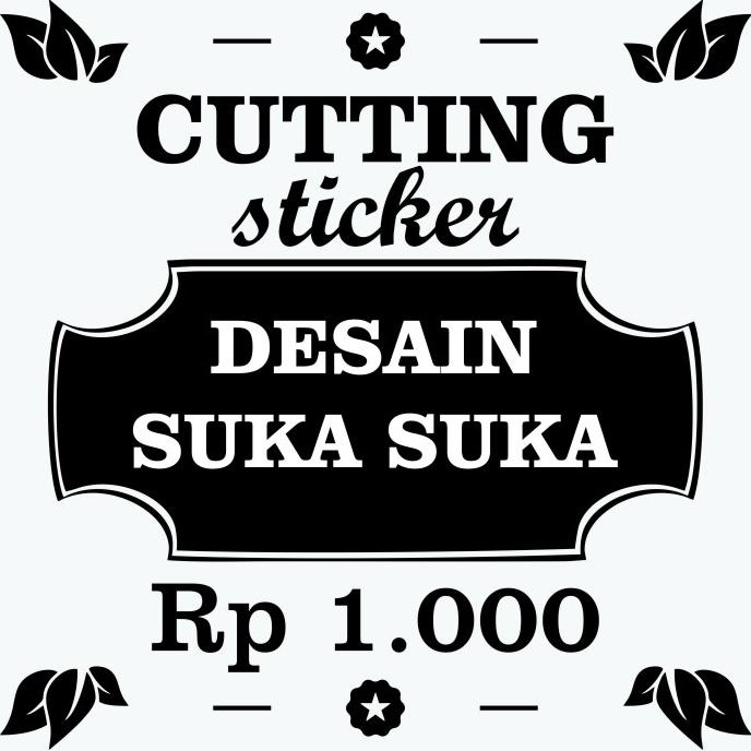 

CUTTING STIKER STICKER CUSTOM DESAIN SENDIRI UNTUK PROMOSI KOMUNITAS and-off91 Segera Dapatkan