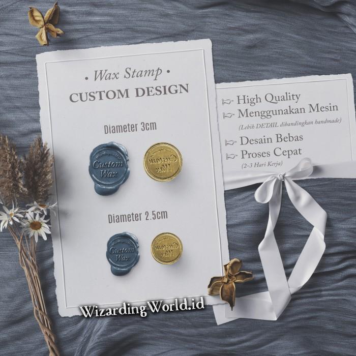 

Stempel | Custom Wax Seal Stamp Stempel Segel Lilin Surat Vintage Sealing