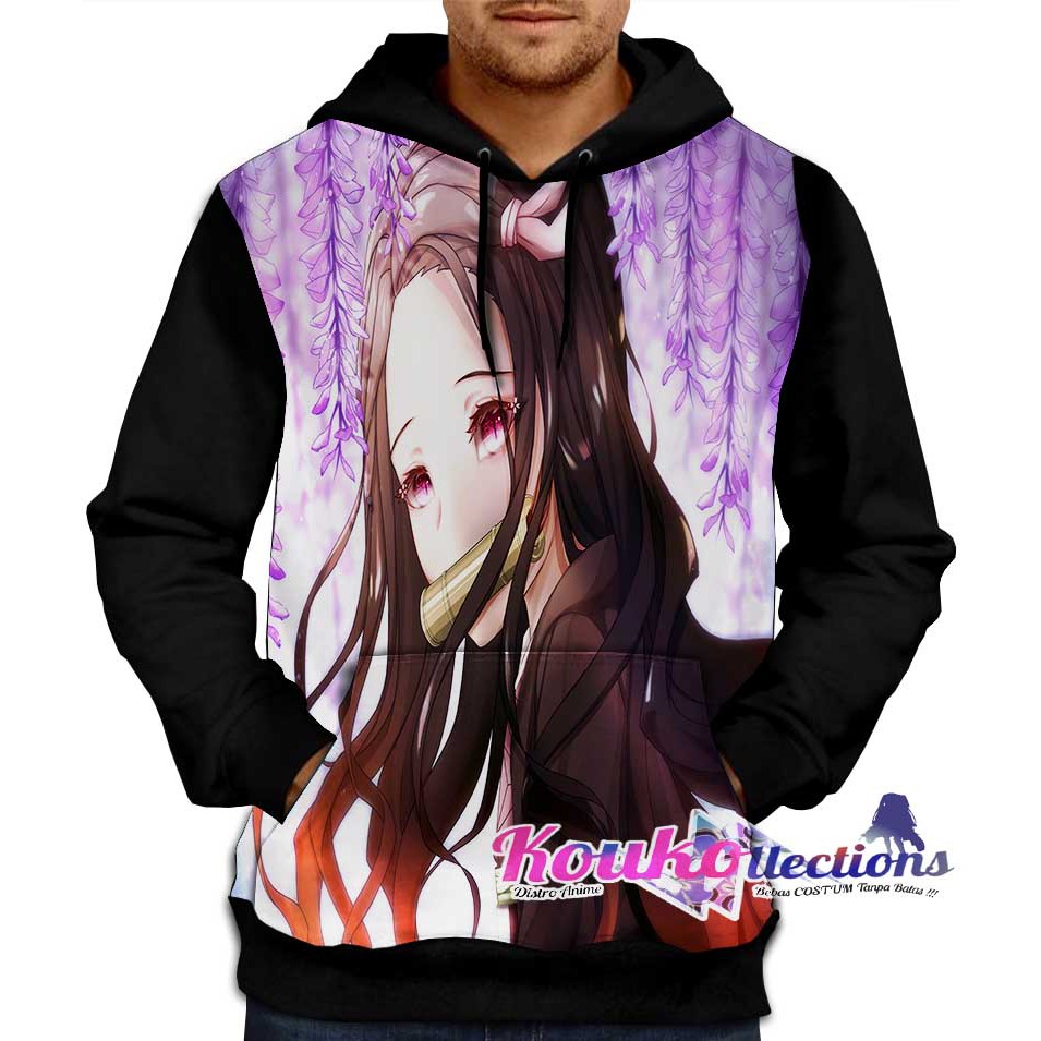 Jaket ANIME NEZUKO KIMETSU NO YAIBA-pakaian pria dan wanita ,BAJU ANIME, anime stuff,poster anime
