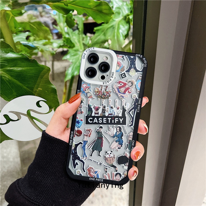 Soft Case TPU Motif Kartun One Piece Untuk Iphone 11 12 6 6s 7 8 Plus X Xr Xs Max 13 Pro Max Se 2020