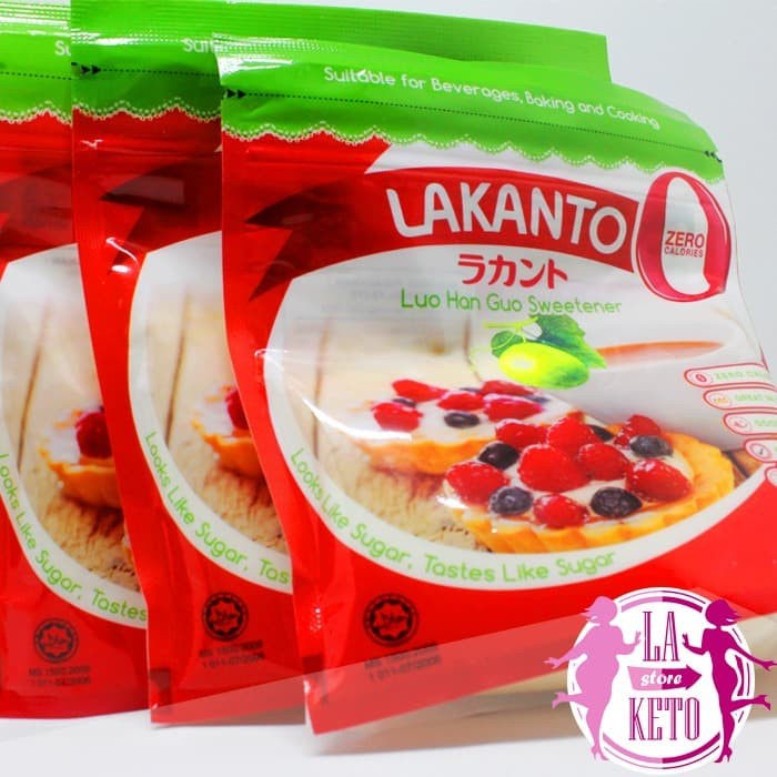 

Lakanto Monk Fruit Lou Han Guo - SweetenerKeto 200g