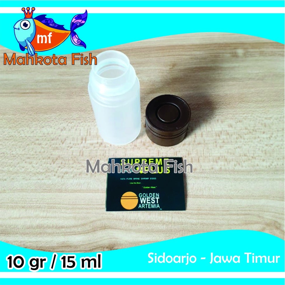 Botol Artemia Supreme Plus | Botol Repack 10 gr / 15 ml Supreme | Artemia Supreme Plus