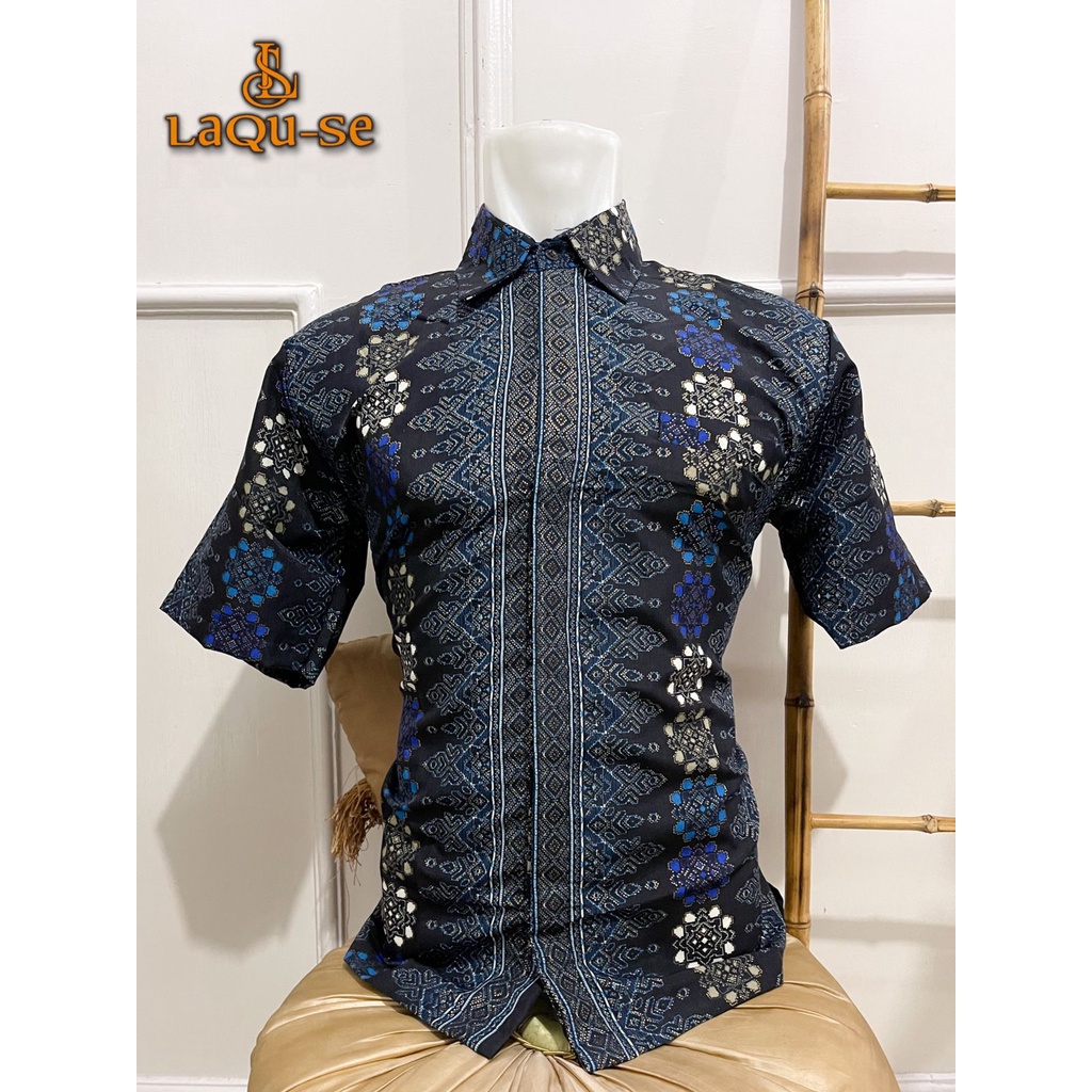 Kemeja Pesta Pria Kemeja Batik Kondangan Batik Pria Dewasa Atasan Batik Pria Lengan Pendek