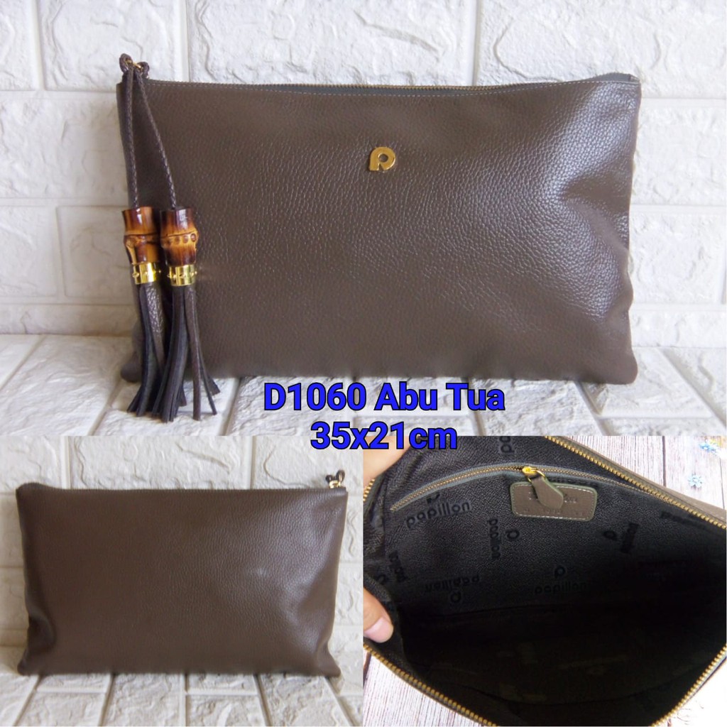 Tas Papillon Original Clutch D1060 Abu Tua